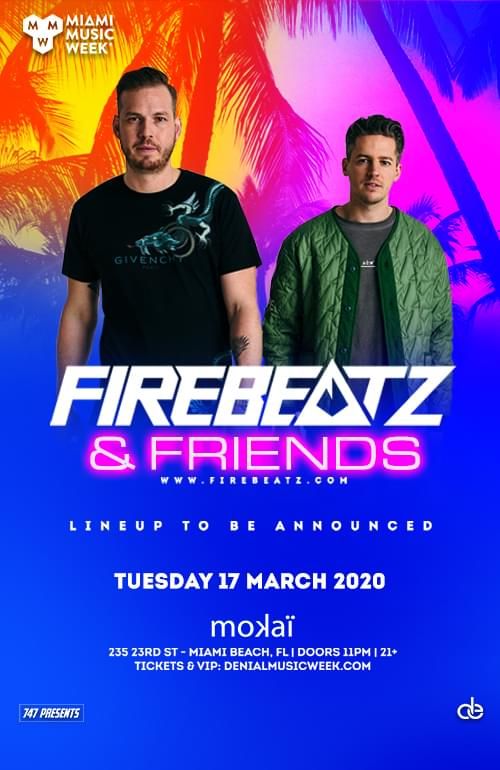 Firebeatz & Friends Promo Code Miami Music Week