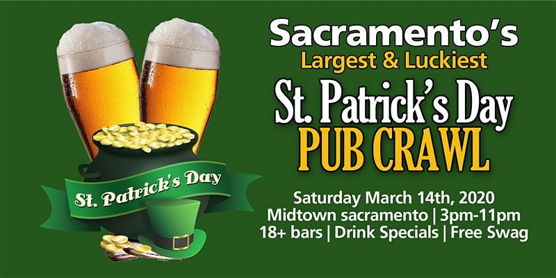 St Paddy's Day Sacramento Crawl 2020 Promo Code