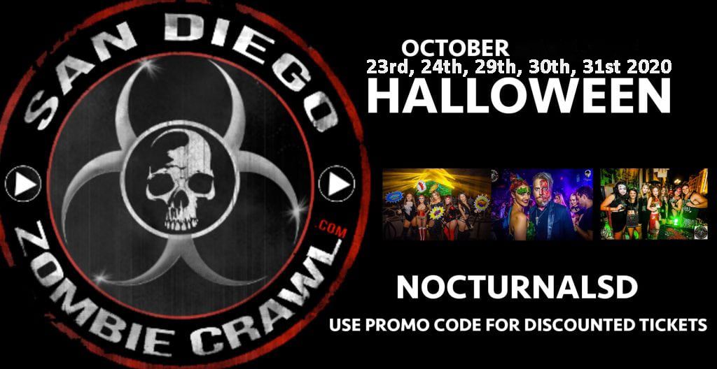 San Diego Gaslamp Halloween Bar Crawls 2020