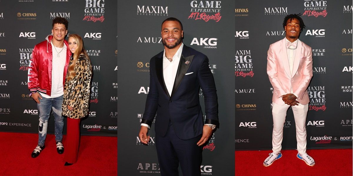 DIRECTV Presents Maxim Electric Nights - Super Bowl 56 Weekend - Los Angeles - Official Tickets and - Patrick Mahomes, Dak Prescott and Adrian Peterson attend MSB 20 in Atlanta