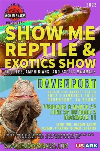 Show Me Reptile & Exotics Show (Davenport, IA)