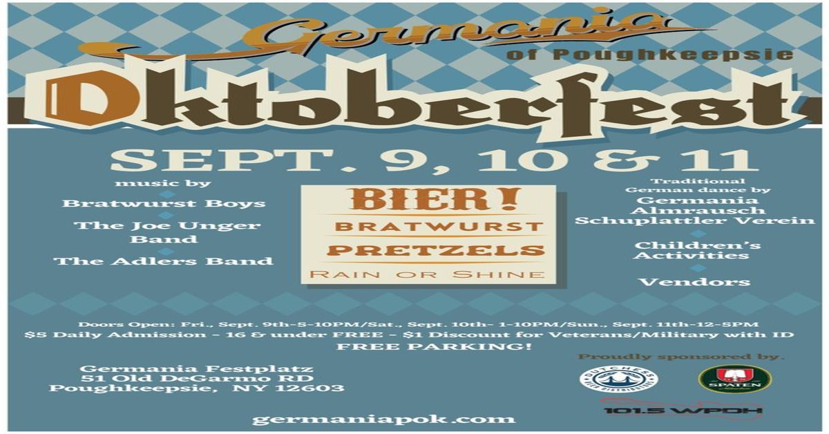 Oktoberfest 2022! - Poughkeepsie NY