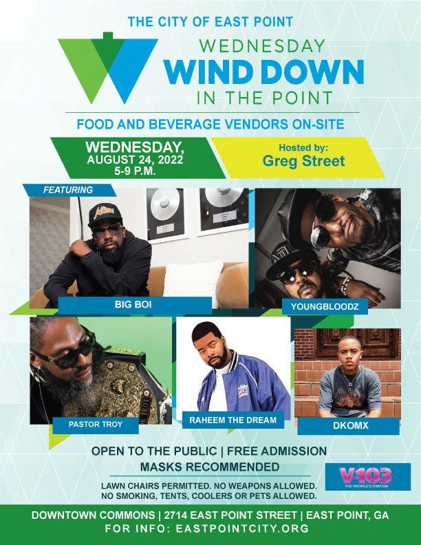 The City Of East Point Wednesday Wind Down in the Point