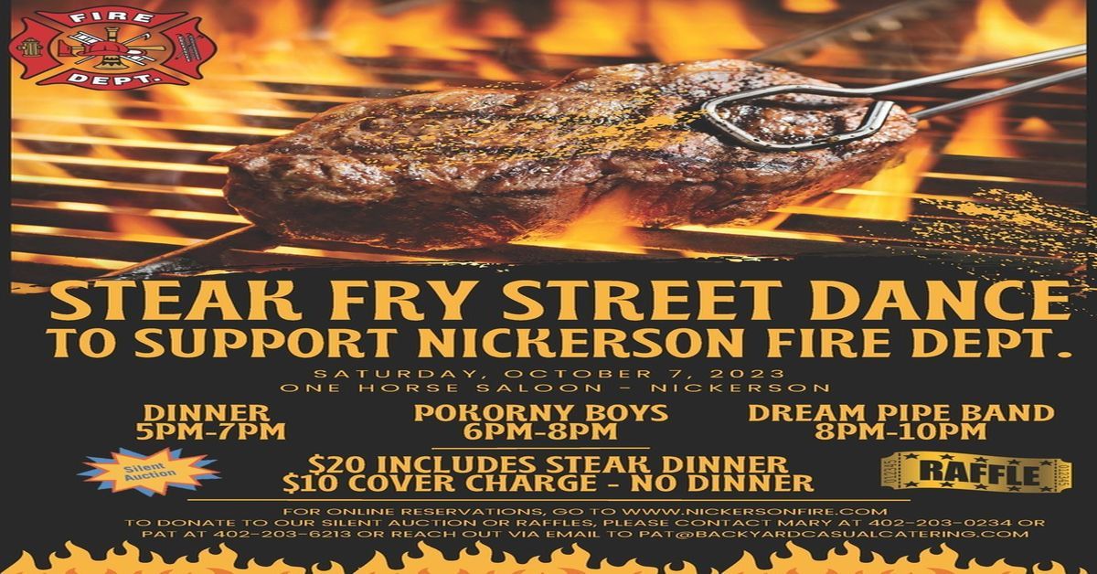 Nickerson Fire Department Steak Fry and Street Dance