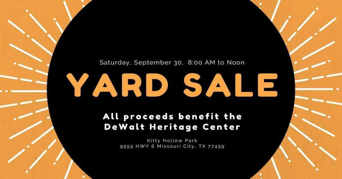 Yard sale