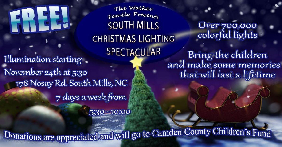 South Mills Christmas Lighting Spectacular