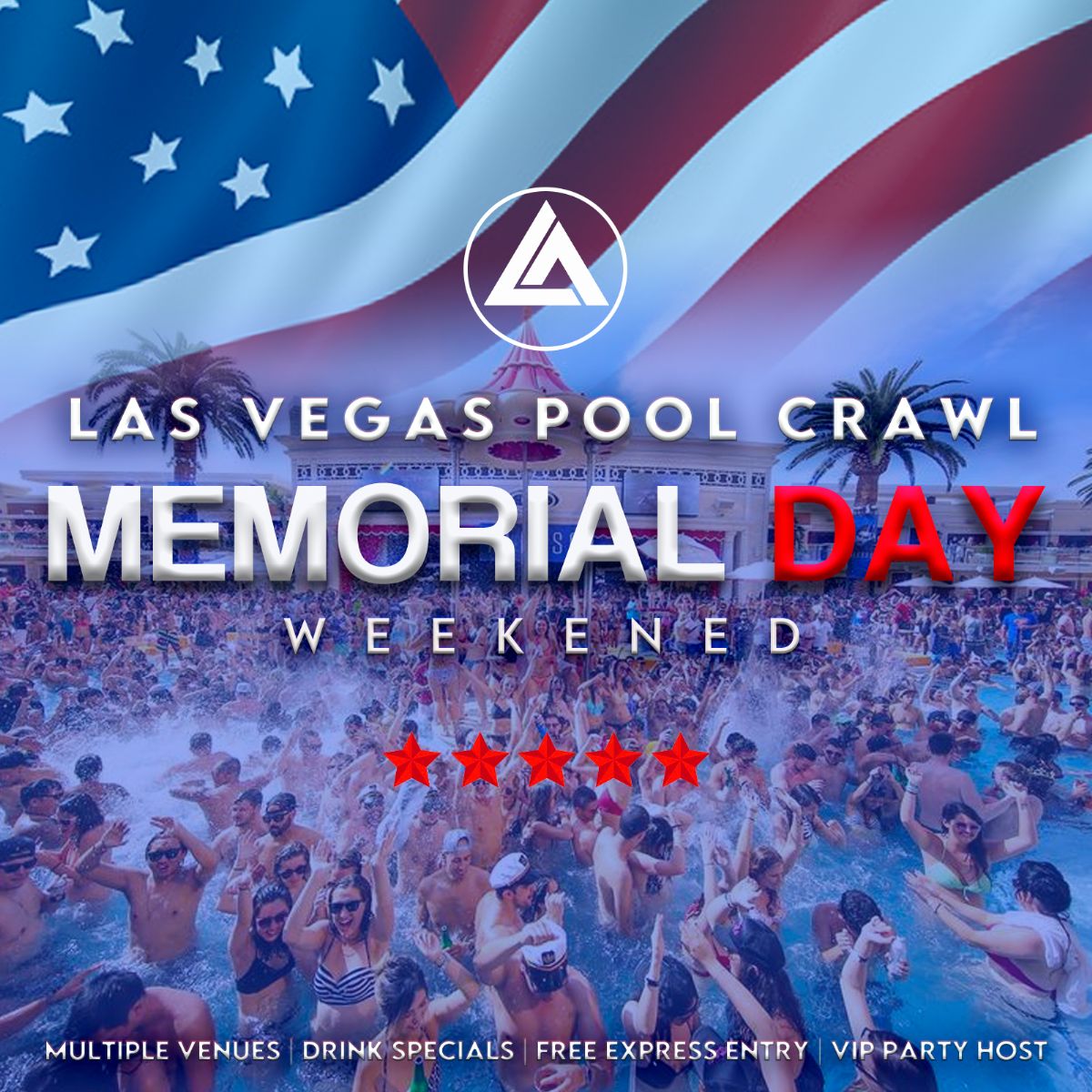 Memorial Day Weekend Las Vegas Pool Crawl