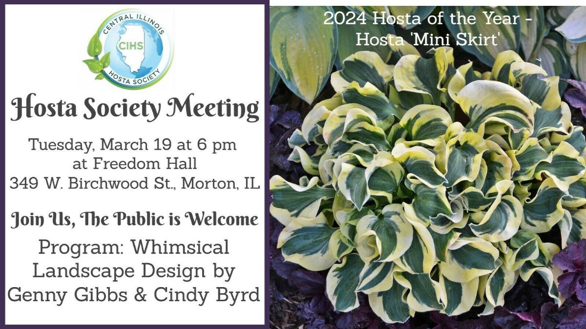 Central IL Hosta Society Meeting