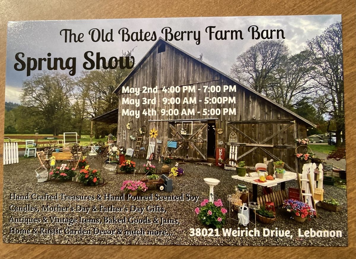 Spring Show in The Old Bates Berry Farm Barn
