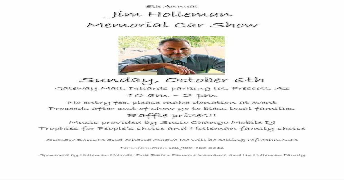 Jim Holleman Memorial Car Show