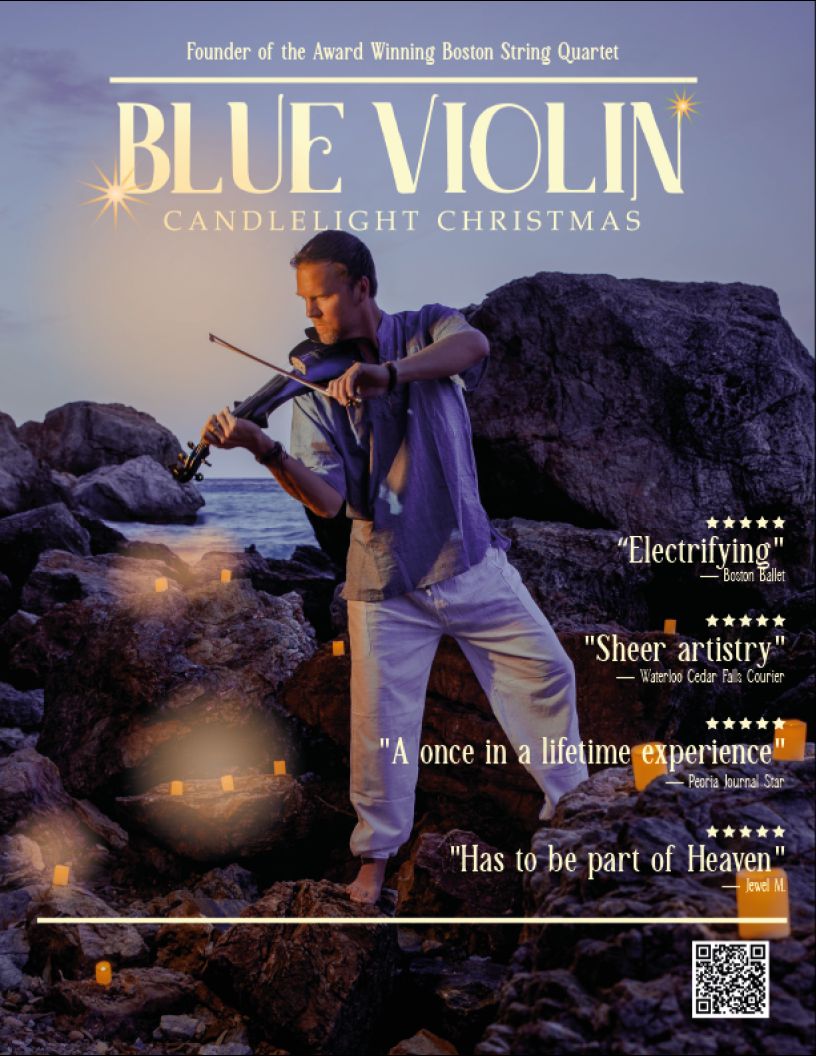 Blue Violin Candlelight Christmas - Cedar Falls, December 2024