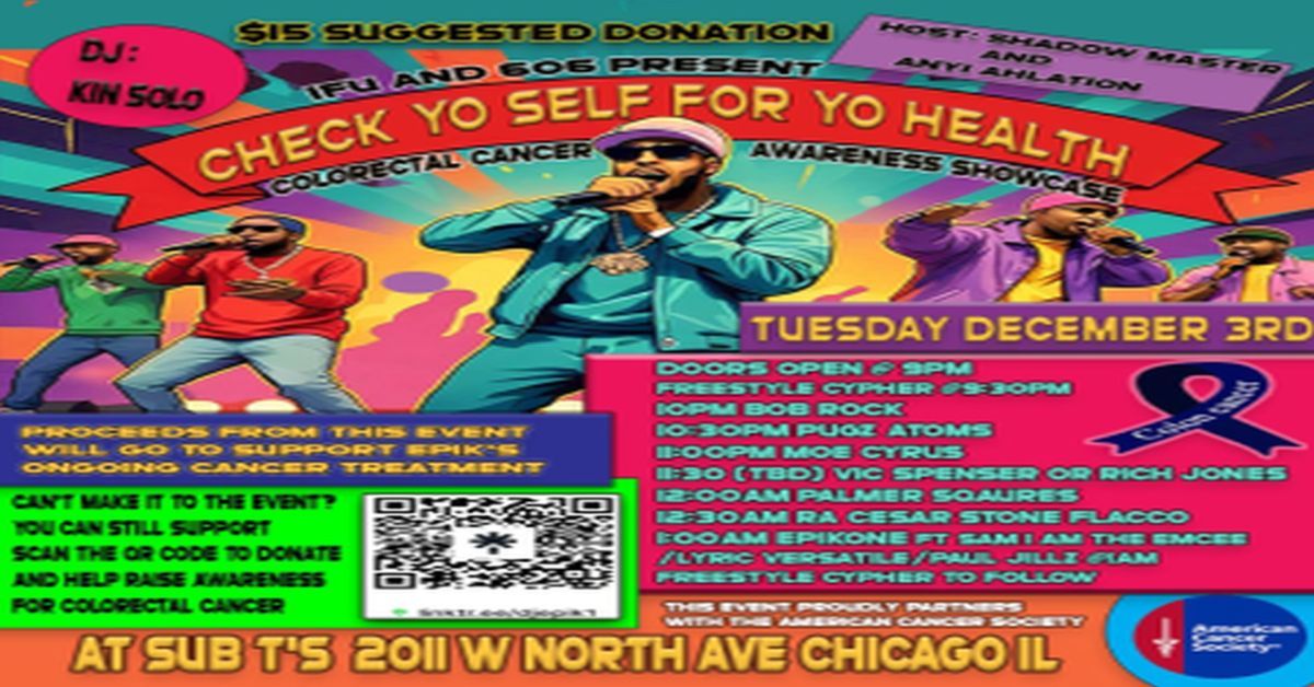 Check yo self for yo helath