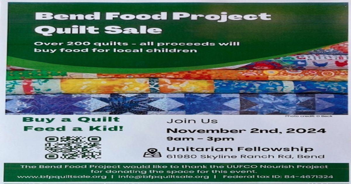 Bend Food Project Quilt Sale