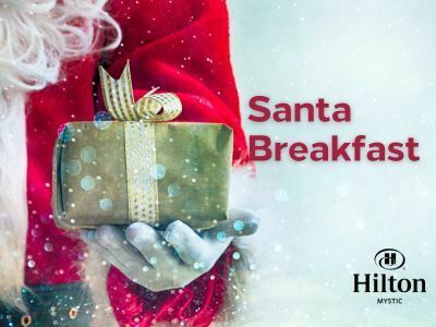 Breakfast with Santa at Hilton Mystic, Mystic, Connecticut