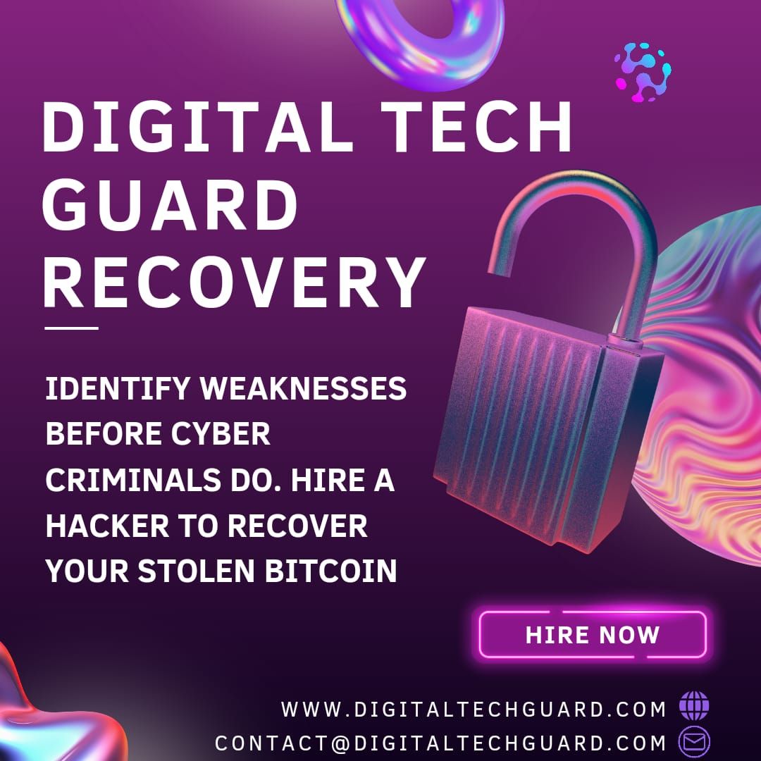 BITCOIN RECOVERY SOLUTIONS BY DIGITAL TECH GUARD RECOVERY: EXPERTISE YOU CAN TRUST