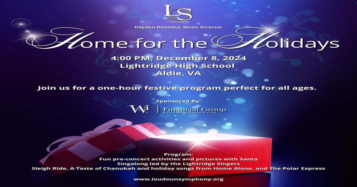 Loudoun Symphony Presents Home for the Holidays