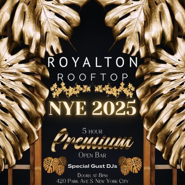 New Years 2025 at Royalton Rooftop