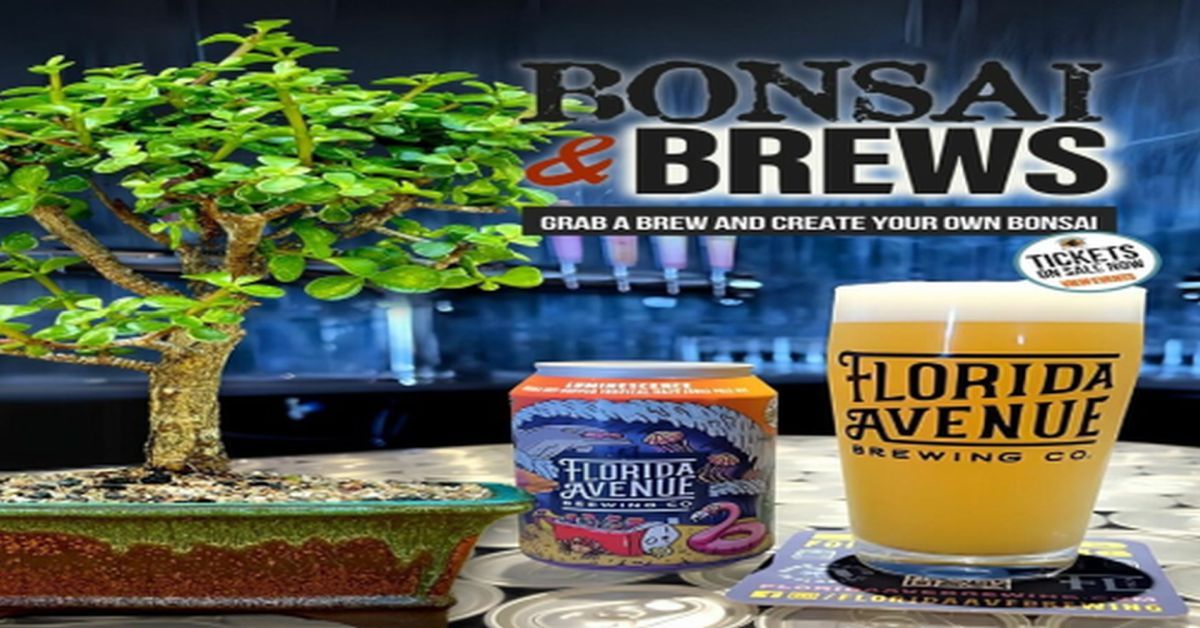Bonsai and Brews at Florida Avenue Brewing Co | Wesley Chapel On 09 Jan 2025