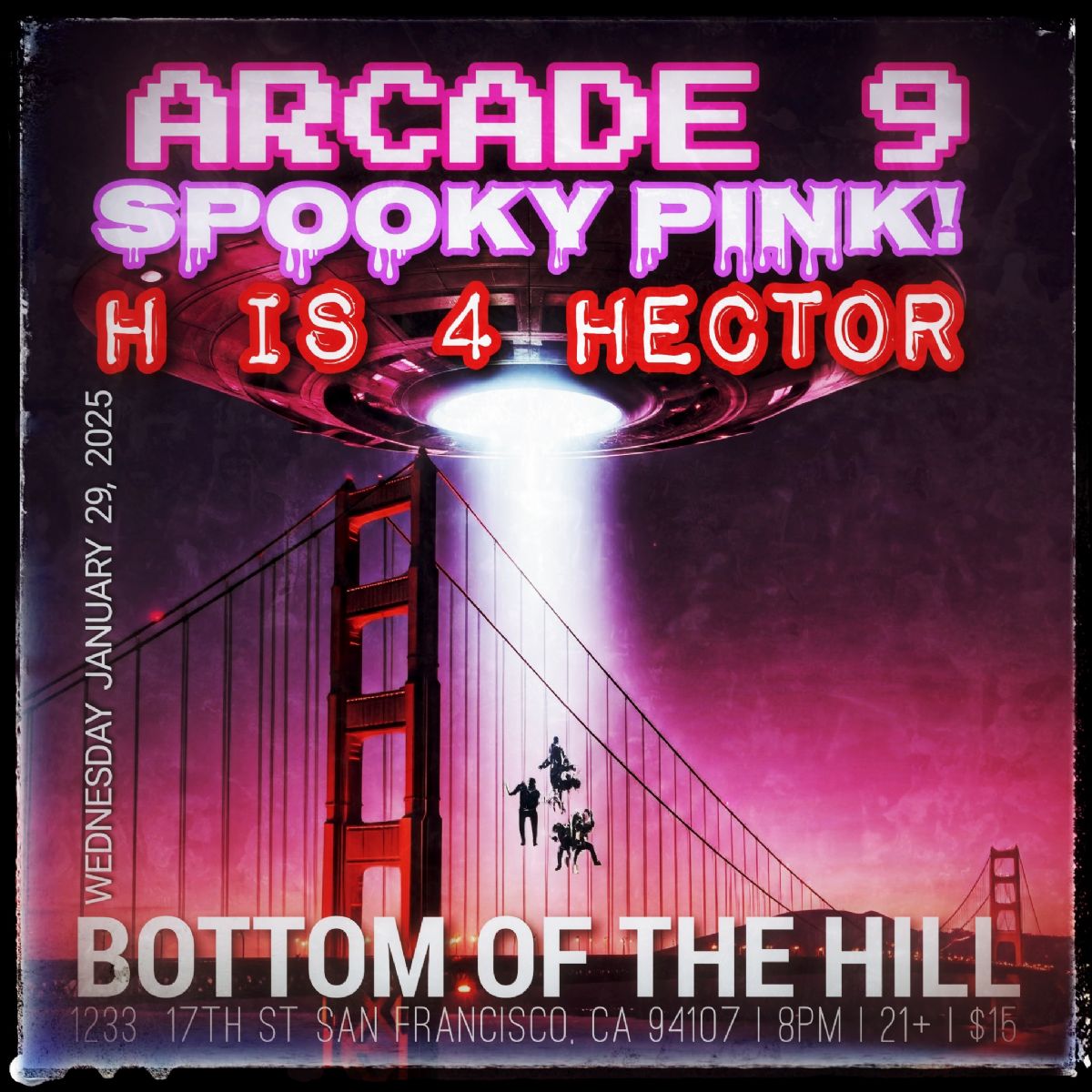 Pop Punk Fest | Arcade 9, Spooky Pink! & H is 4 Hector