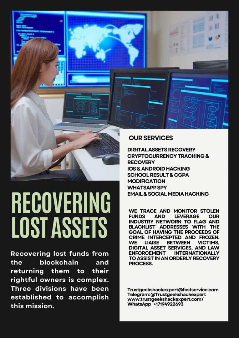 NEED EXPERT SUPPORT TO RECOVER STOLEN OR LOST CRYPTO// HIRE TRUST GEEKS HACK EXPERT 