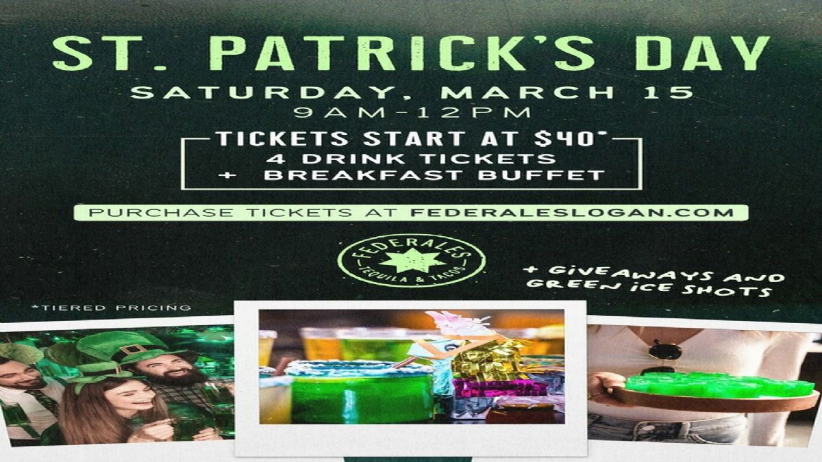 St. Patrick's Day Party at Federales in Logan Square, Chicago