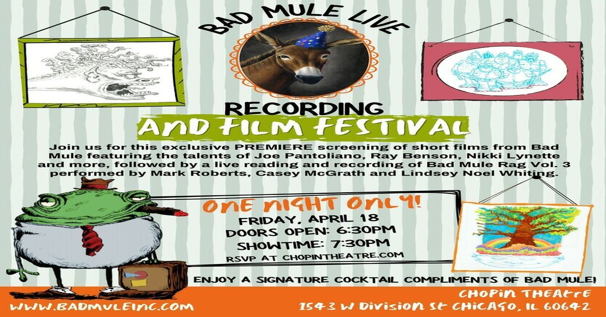 Bad Mule Rag Vol. 3 Live Recording and Film Festival