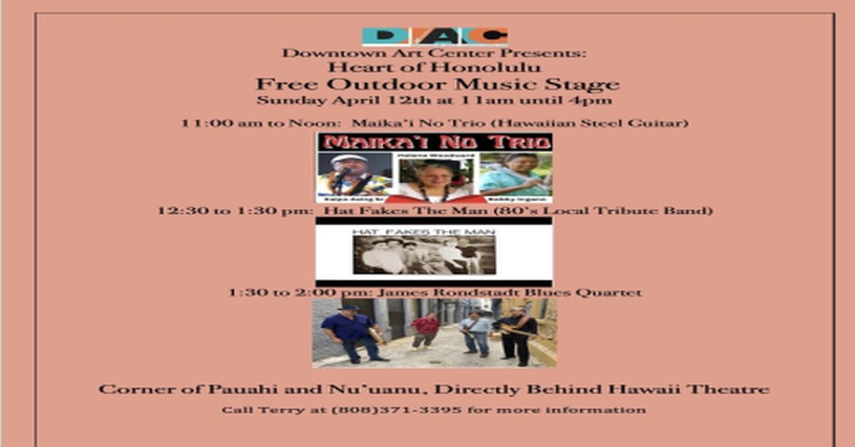 Heart of Honolulu Live Music Stage