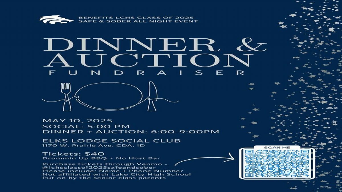 DINNER AND AUCTION- benefiting LCHS CLASS OF 2025 Safe and Sober Grad Night Event