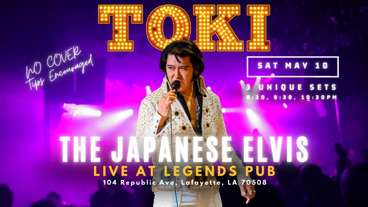 Toki The Japanese Elvis Returns to Lafayette!