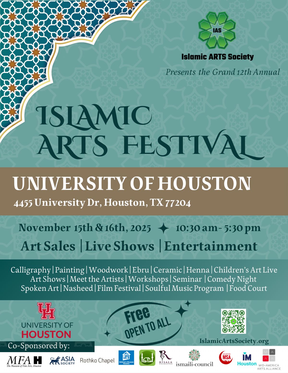 12th Annual Islamic Arts Festival 2025 - 