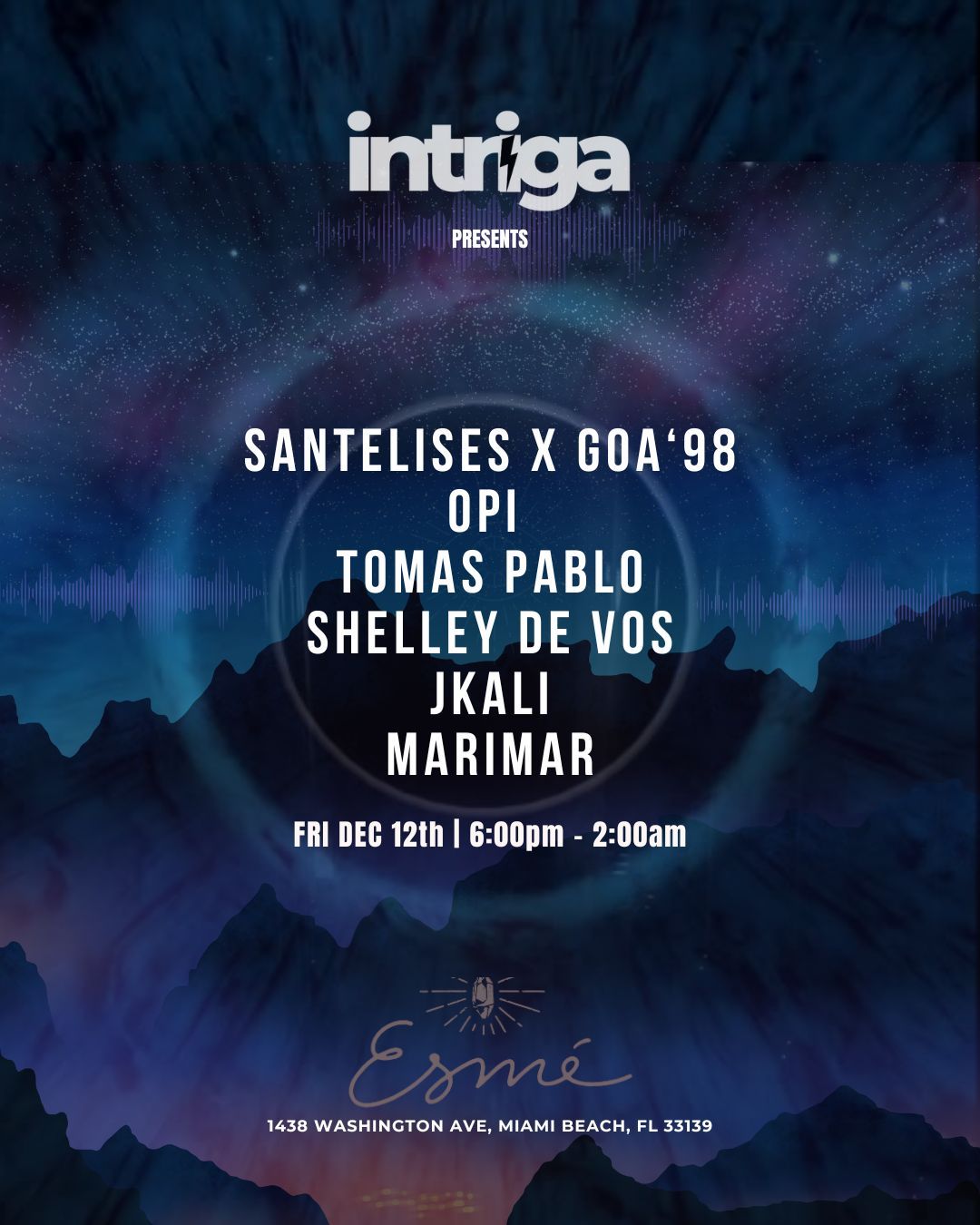 Intriga Vol. 34 ft Santelises & friends ( Rooftop opening)