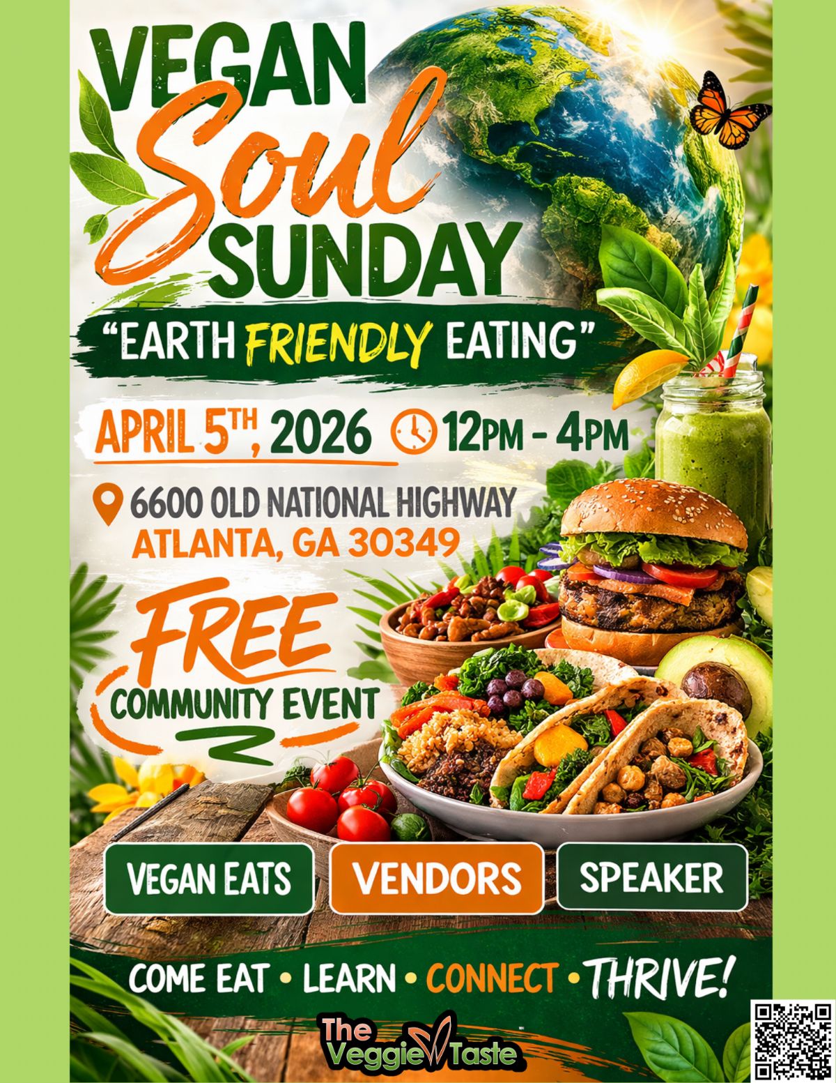 Vegan Soul Sunday - Earth Friendly Eating 4.5.26