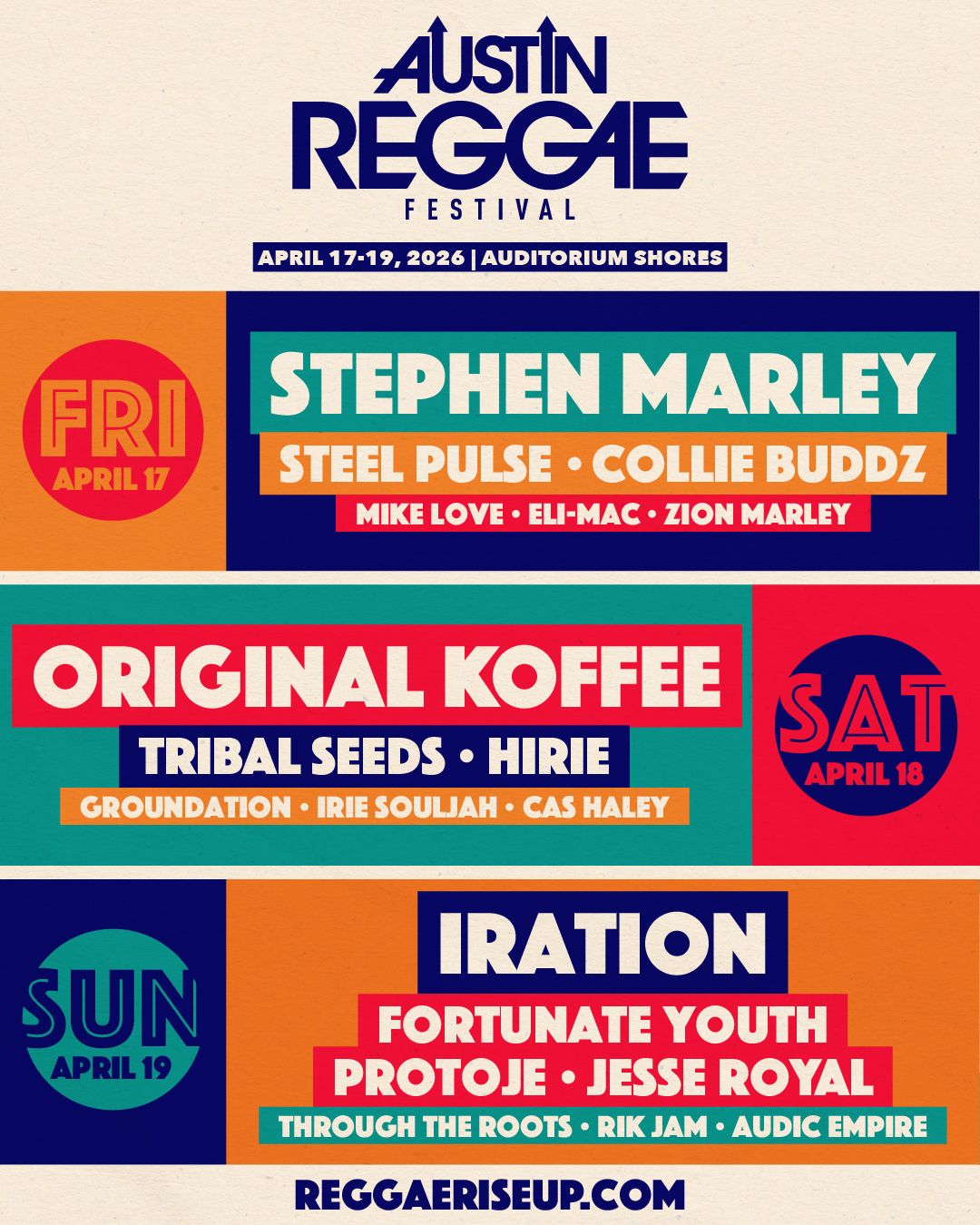 Reggae Rise Up Austin 2026