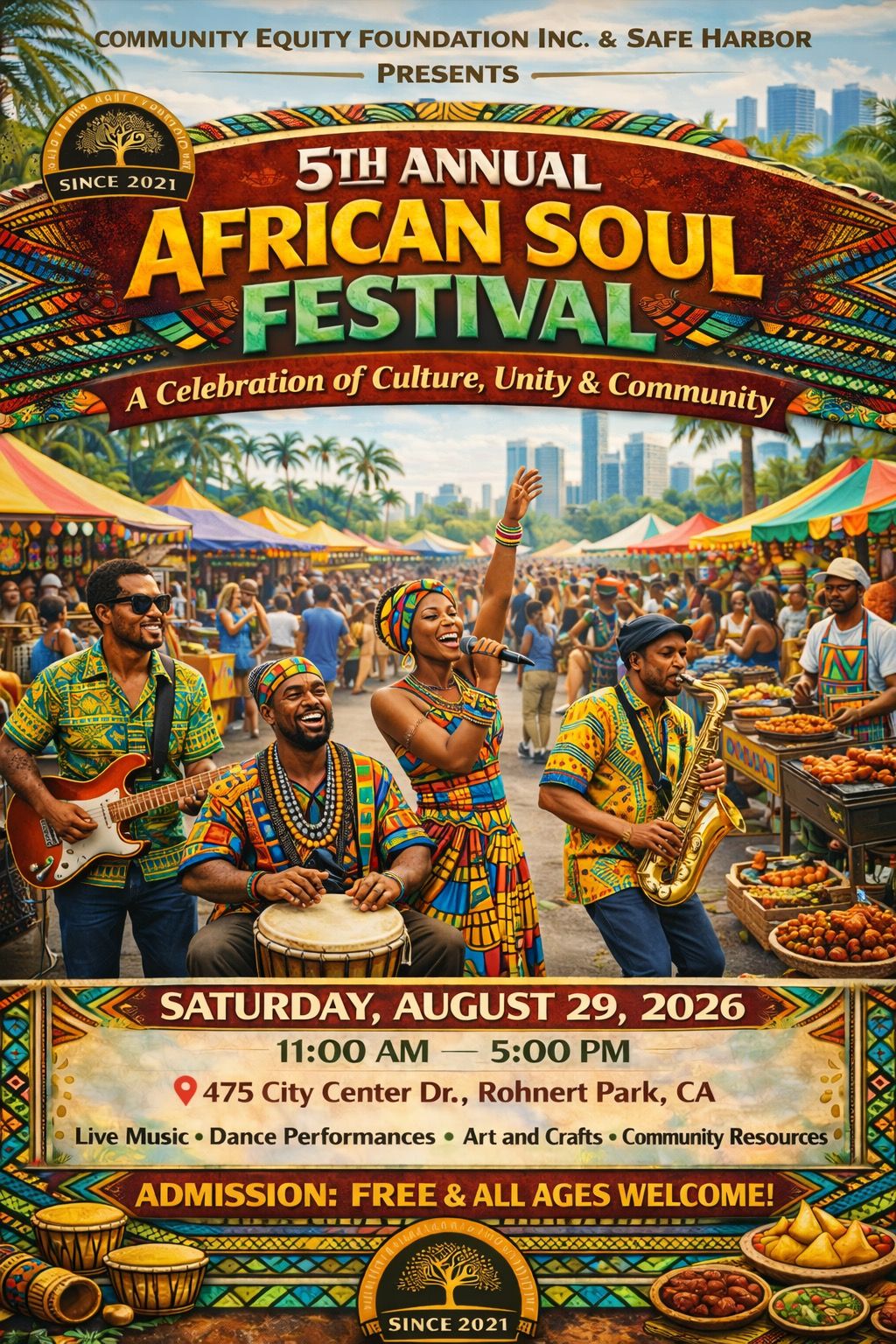 5th Annual African Soul Festival (Free)