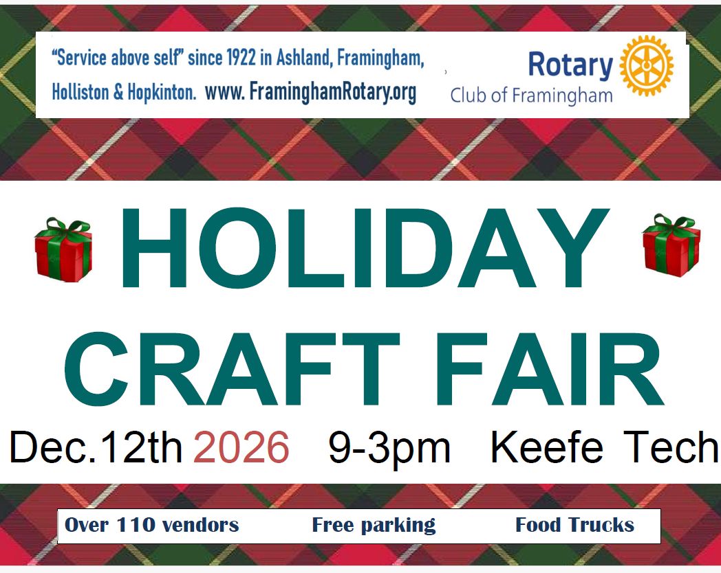 Framingham Rotary 2026 Holiday Craft Fair