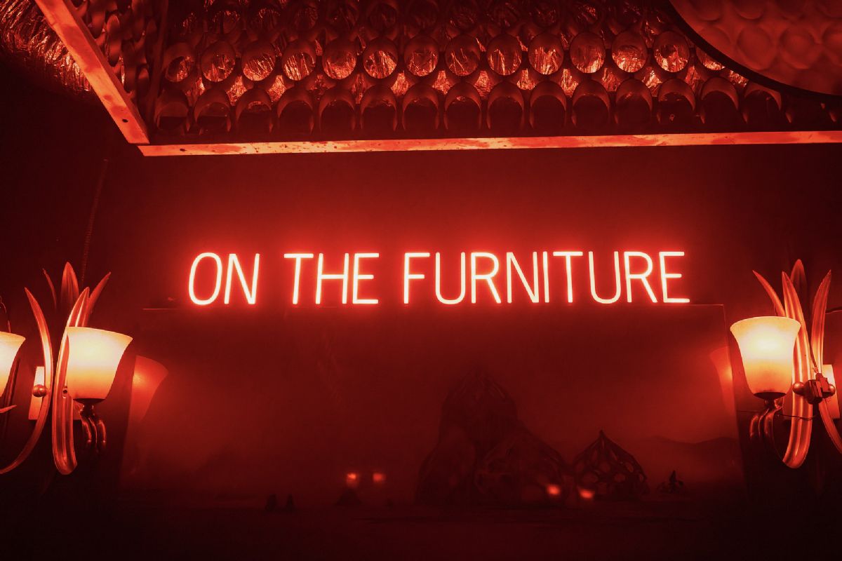 Santelises @ do not sit on the furniture