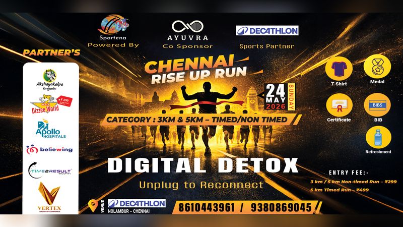 CHENNAI RISEUP DIGITAL DETOX MARATHON - Chennai