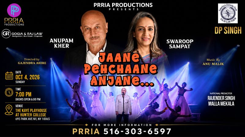 Jaane Pehchaane Anjane a Musical Play by Anupam Kher & Swaroop Sampat in New York