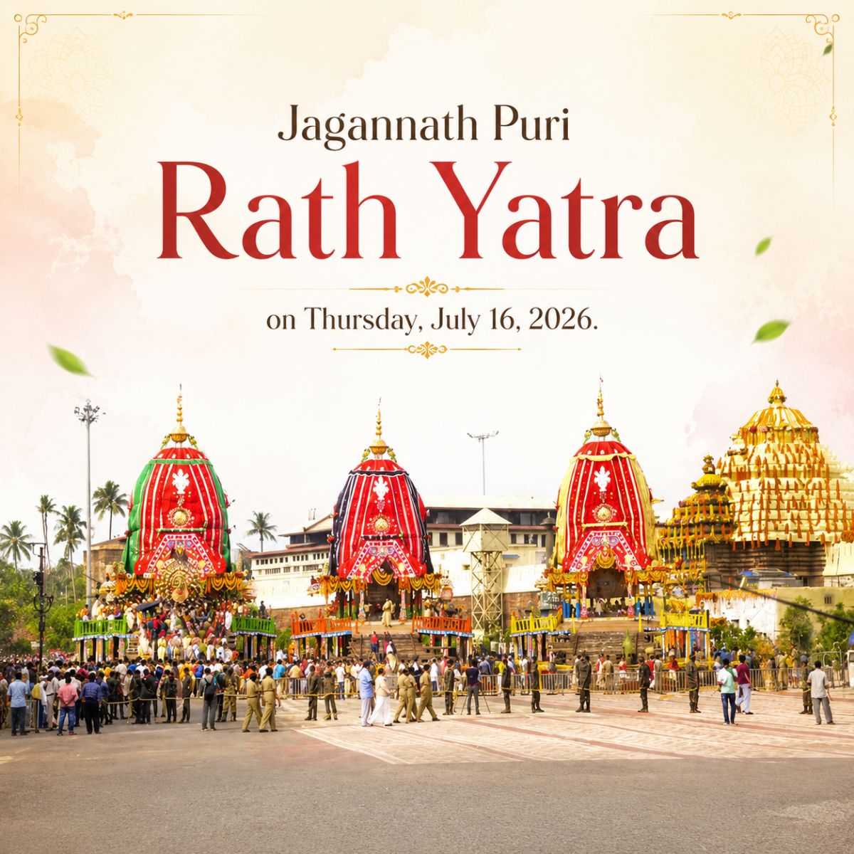 Rath Yatra of Jagannath Puri (Hindu Festival)
