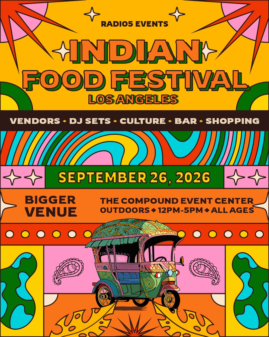 Indian Food Festival Los Angeles - Compound Event Center | Sept 26, 2026