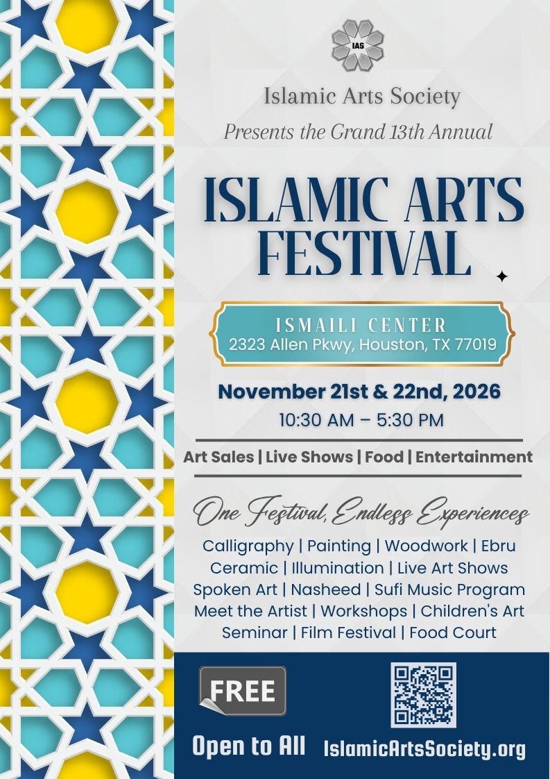 13th Annual Islamic Arts Festival 20 26